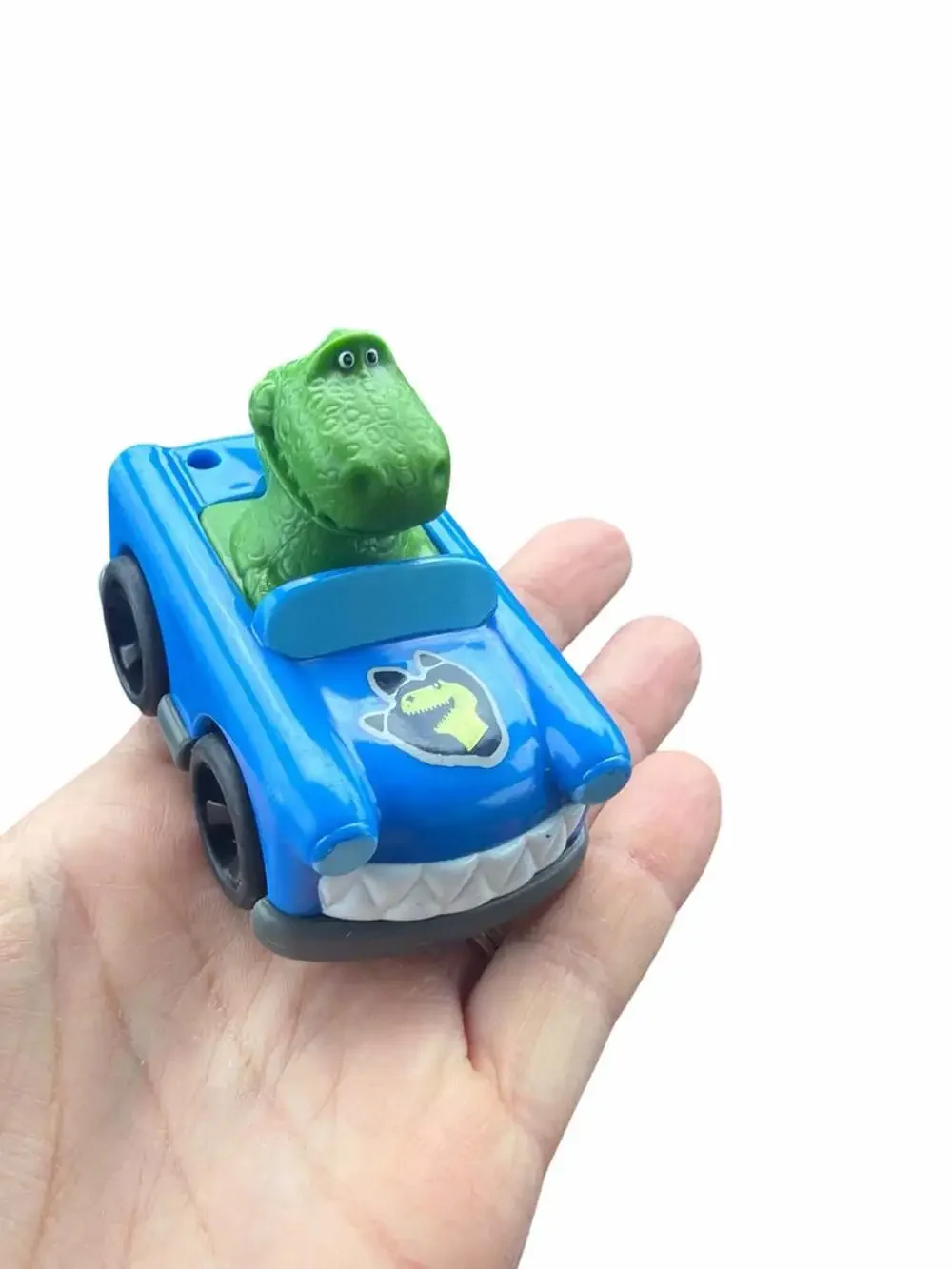 2012 Fisher-Price Little People Disney Pixar Toy Story Rex Wheelies Blue Car
